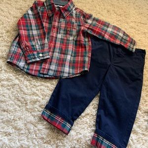 Gap Plaid Set